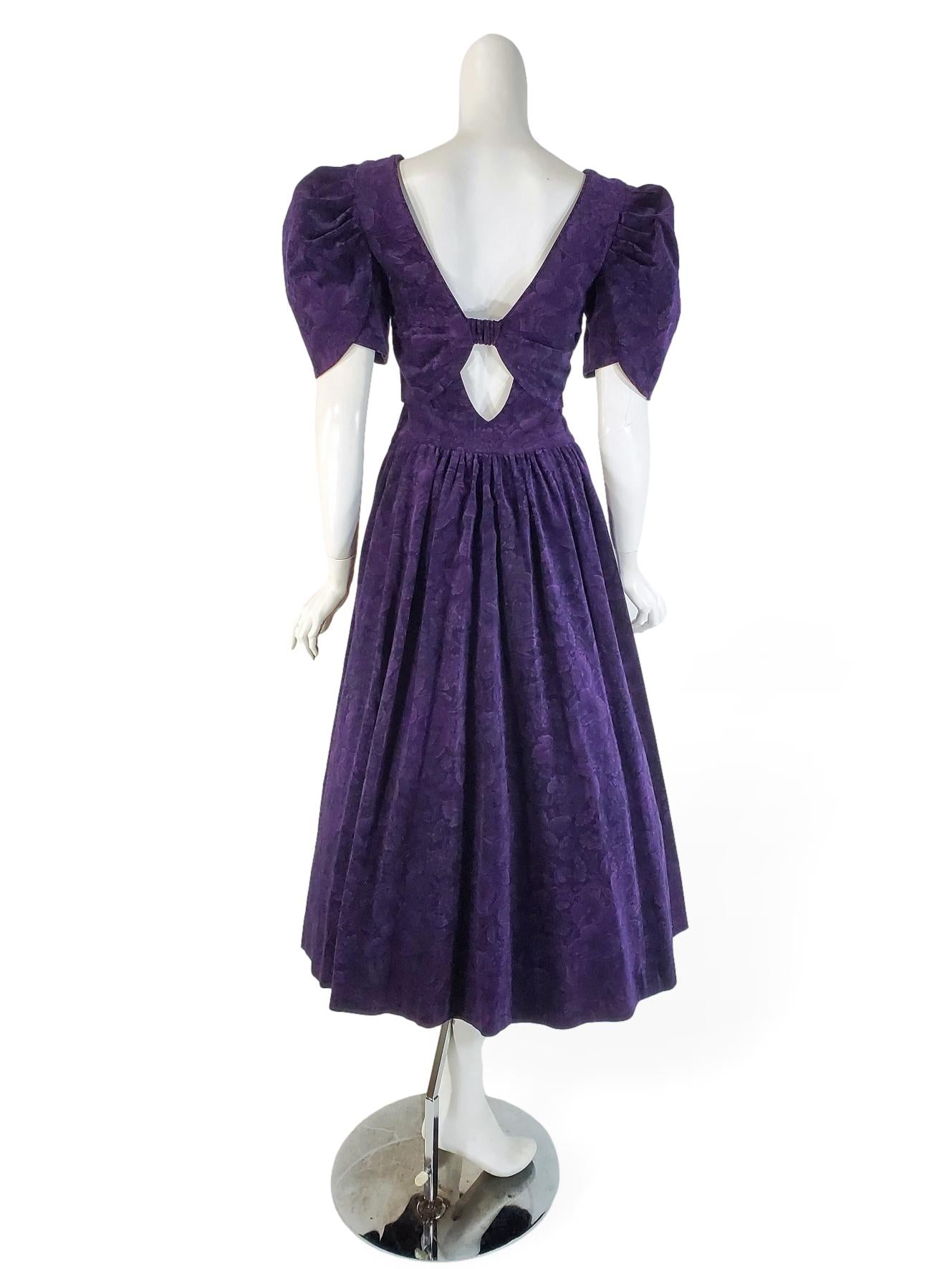 white christmas dresses 80s Laura Ashley Purple and Black Cotton Velvet Party Dress Better Dresses Vintage white christmas dresses 80s Laura Ashley Purple and Black Cotton Velvet Party Dress Better Dresses Vintage