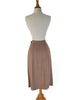30s/40s Taupe Skirt Back View