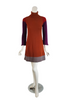 60s/70s Dorothee Bis Turtleneck Minidress - sm, med