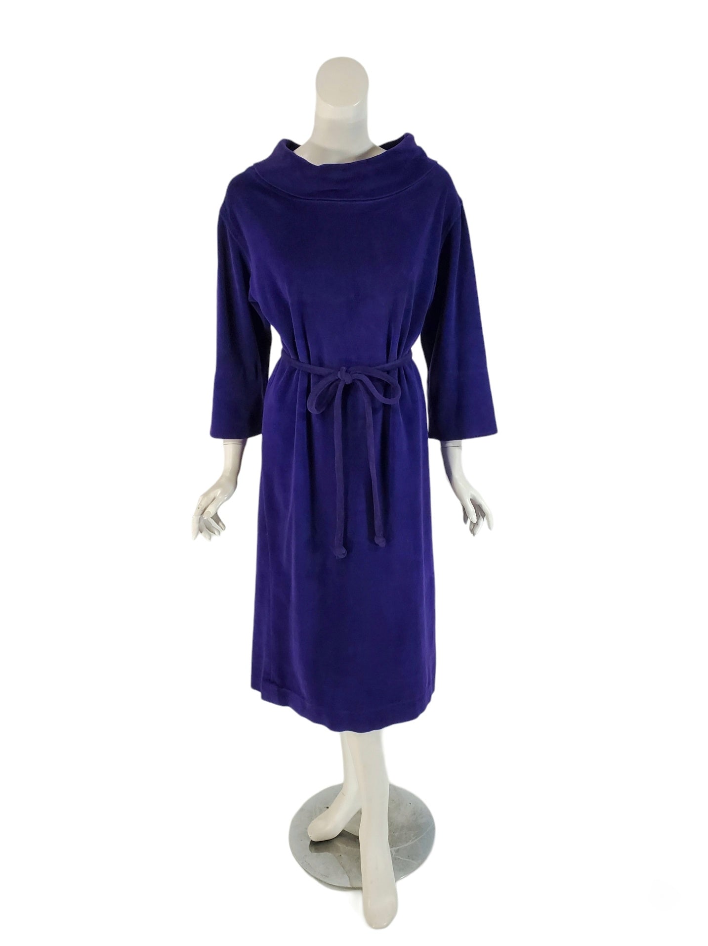 70s Purple Velour Turtleneck Shift Dress – Better Dresses Vintage 70s Purple Velour Turtleneck Shift Dress – Better Dresses Vintage