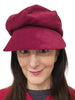 60s Velvet Casquette Cap on a person