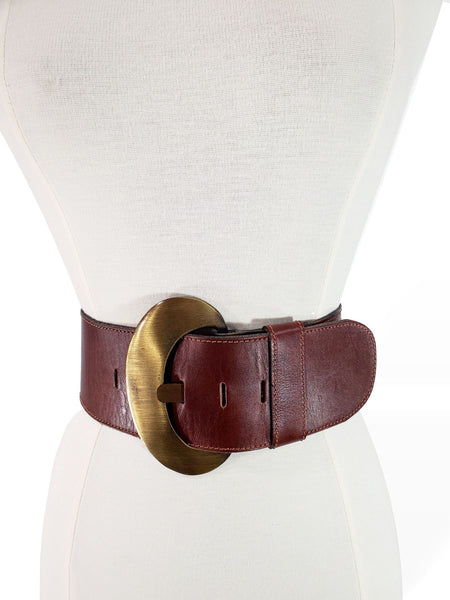 Wide leather belt from 1987