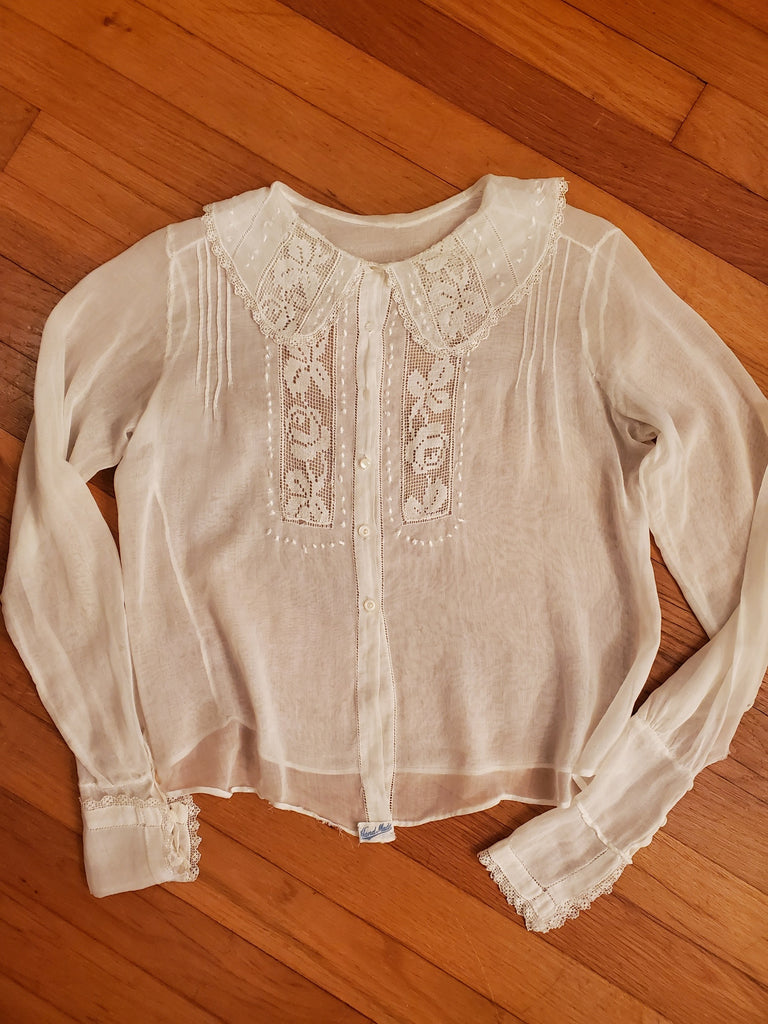 10s-30s blouse