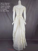60s Wedding Gown - bustled