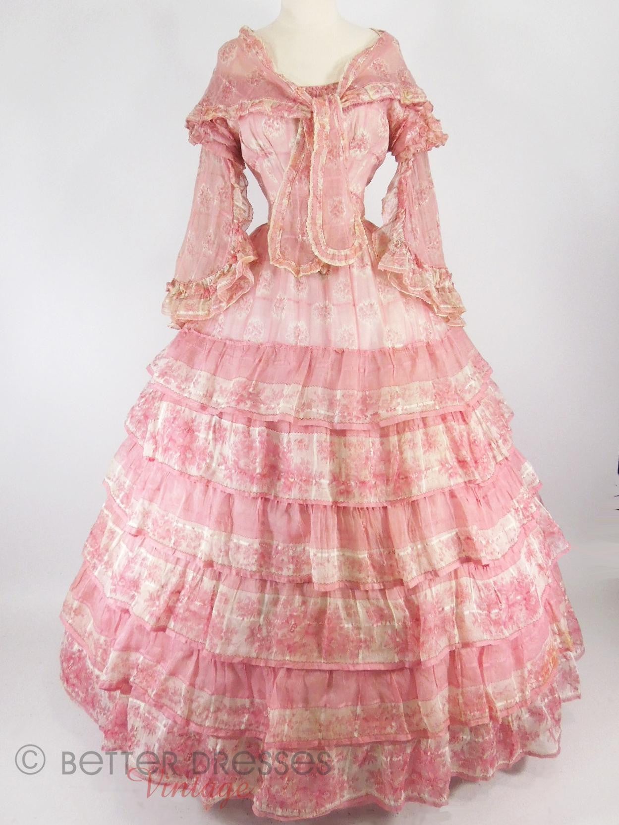 old pink dress Elegant Pink Vintage Inspired Dress
