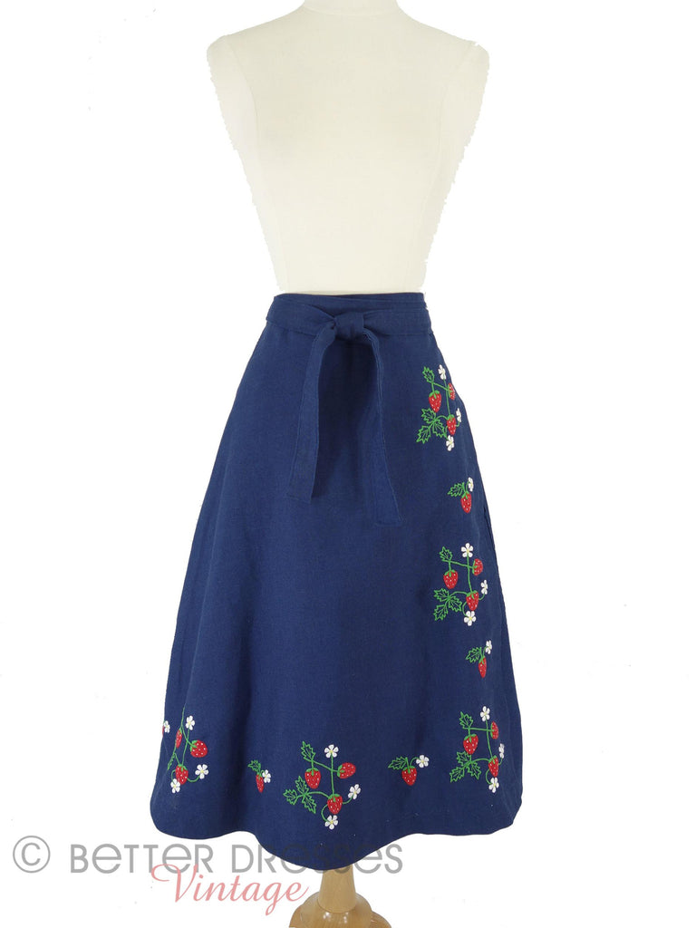70s Wrap Skirt - front