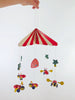 Vintage Wooden Crib Mobile With Honey Bee Motif