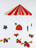 Vintage Bees Motif Crib Mobile