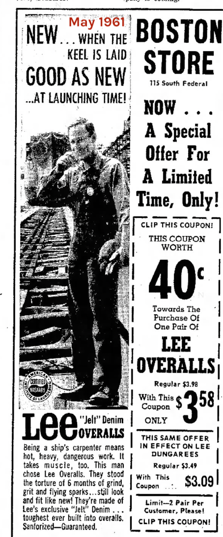 40s/50s Vintage Lee Jelt Denim Overalls - sm, med, lg – Better