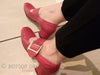 60s Mod Red Mary Jane Pumps - on yours truly