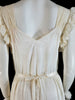 30s satin nightgown back close view
