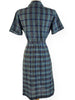 vintage 40s dress - bk close view