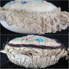 Antique Pincushion Silk With Lace Trim