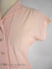 50s Pink Nylon Peplum Blouse