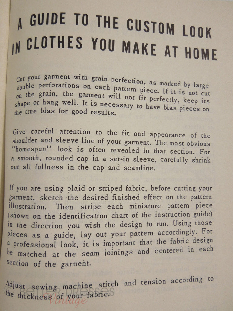 Spadea Examples 50s Spadea Patterns Book 12-13X from 1958 – Better Dresses Vintage