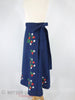 70s Wrap Skirt - tied at the side