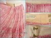 1850s Pink Organdy Evening Gown - skirt details