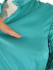 70s Odette Barsa Turquoise Peignoir - spot