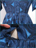 50s Shirtwaist Day Dress - waist detail