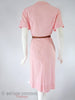 60s Slim Pink Shirtwaist - back view