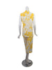 60s/70s Yellow + White Hawaiian Set - back