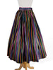close view of 40s/50s striped skirt