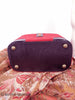 60s Red Tweed Train Case - bottom