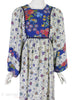70s Arpeja Batik Caftan Maxi - close
