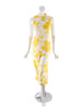 60s/70s Yellow + White Hawaiian Set - front