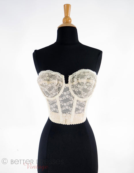 Vtg Strapless, Backless Bra - front