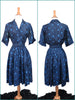 50s Shirtwaist Day Dress  - without crinoline