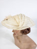 40s/50s Platter Hat Left Side View